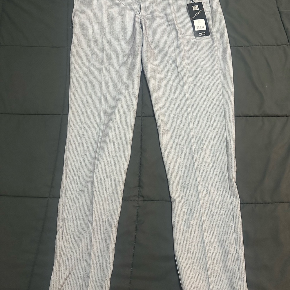 Head Men's Light Gray Striped Golf Pants